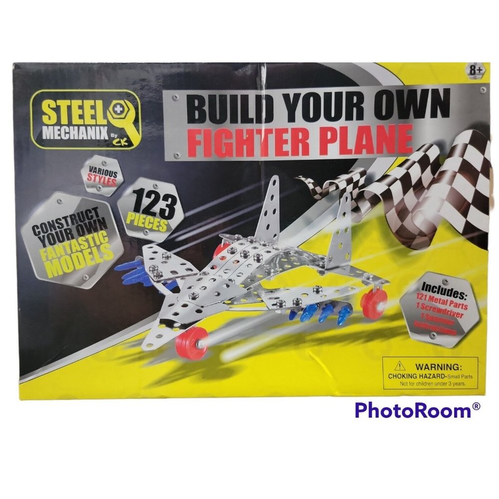 Build Your Own Fighter Plane CK Steel Mechanix 121 pc plus tolls